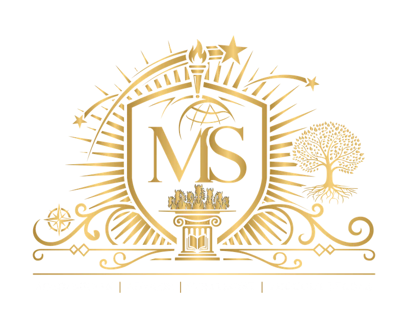 Gold MS academic emblem